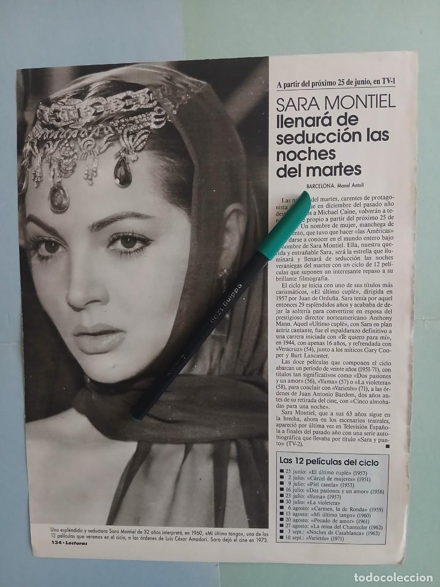 M&uacute;sica de colecci&oacute;n: SARA MONTIEL. ARTICULO DE PRENSA