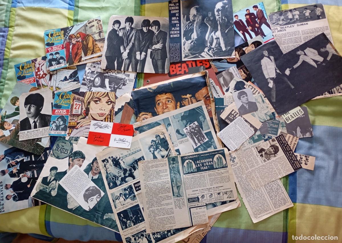 M&uacute;sica de colecci&oacute;n: THE BEATLES - LOTE DE RECORTES Y ARTICULOS ORIGINALES DE ESPA&Ntilde;A - PAUL MCCARTNEY - JOHN LENNON
