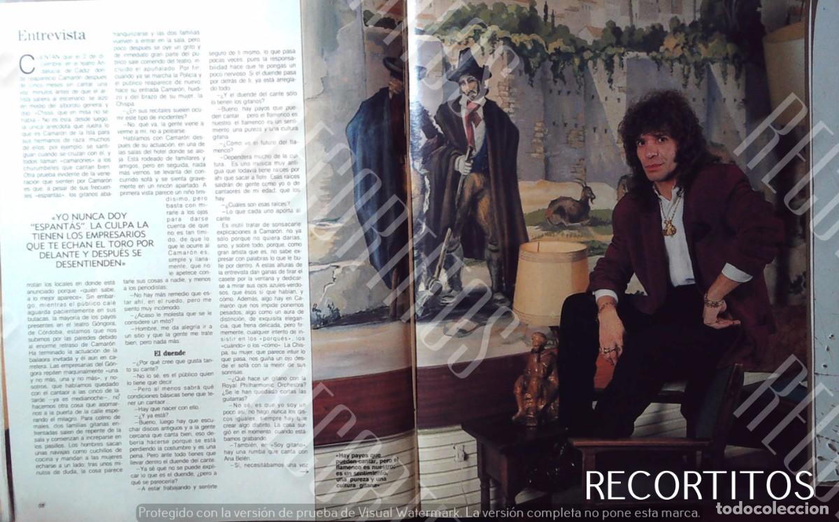 M&uacute;sica de colecci&oacute;n: camaron de la isla entrevista 1990 - Foto 2