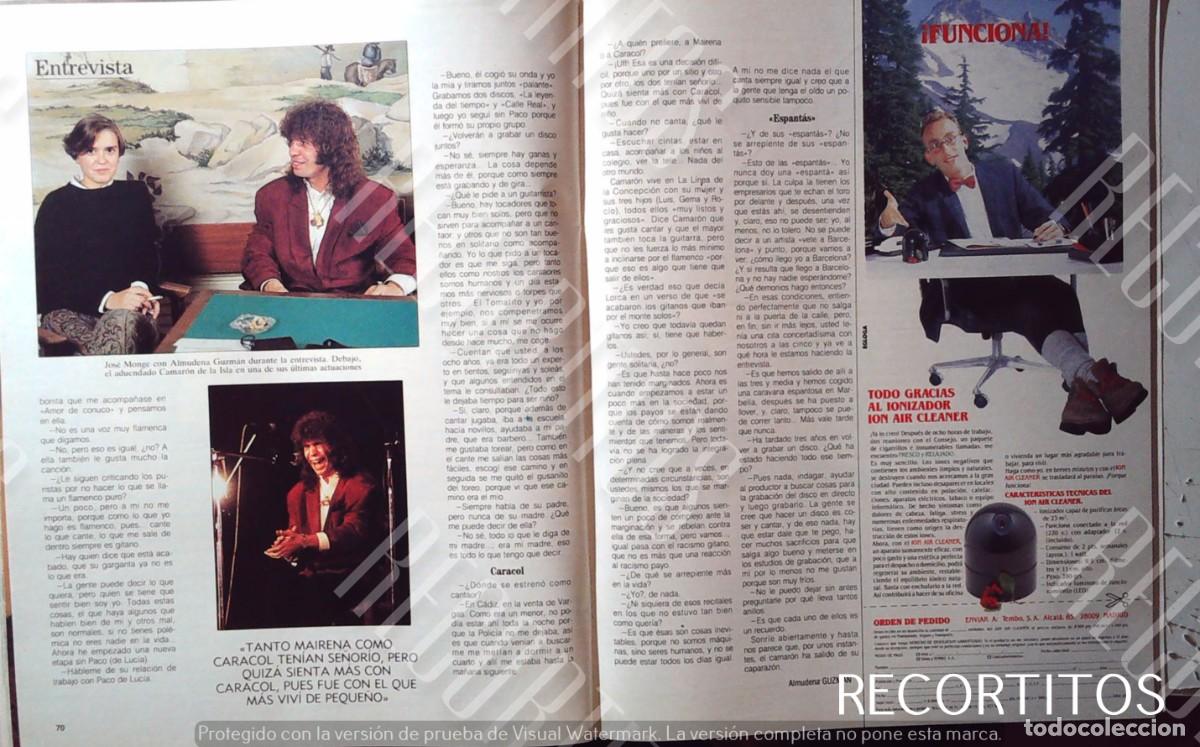 M&uacute;sica de colecci&oacute;n: camaron de la isla entrevista 1990 - Foto 3