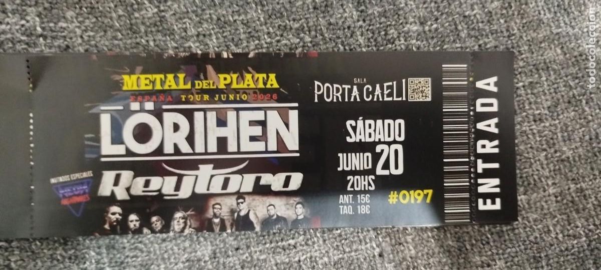 M&uacute;sica de colecci&oacute;n: Entrada concierto Lorihen Rey Toro en Valladolid