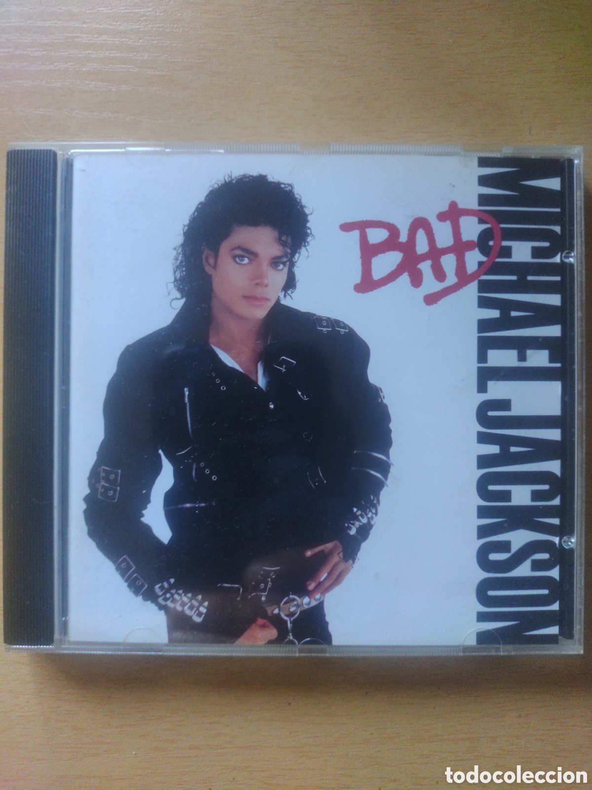 M&uacute;sica de colecci&oacute;n: Caja CD Vac&iacute;a Michael Jackson - Bad - Foto 1