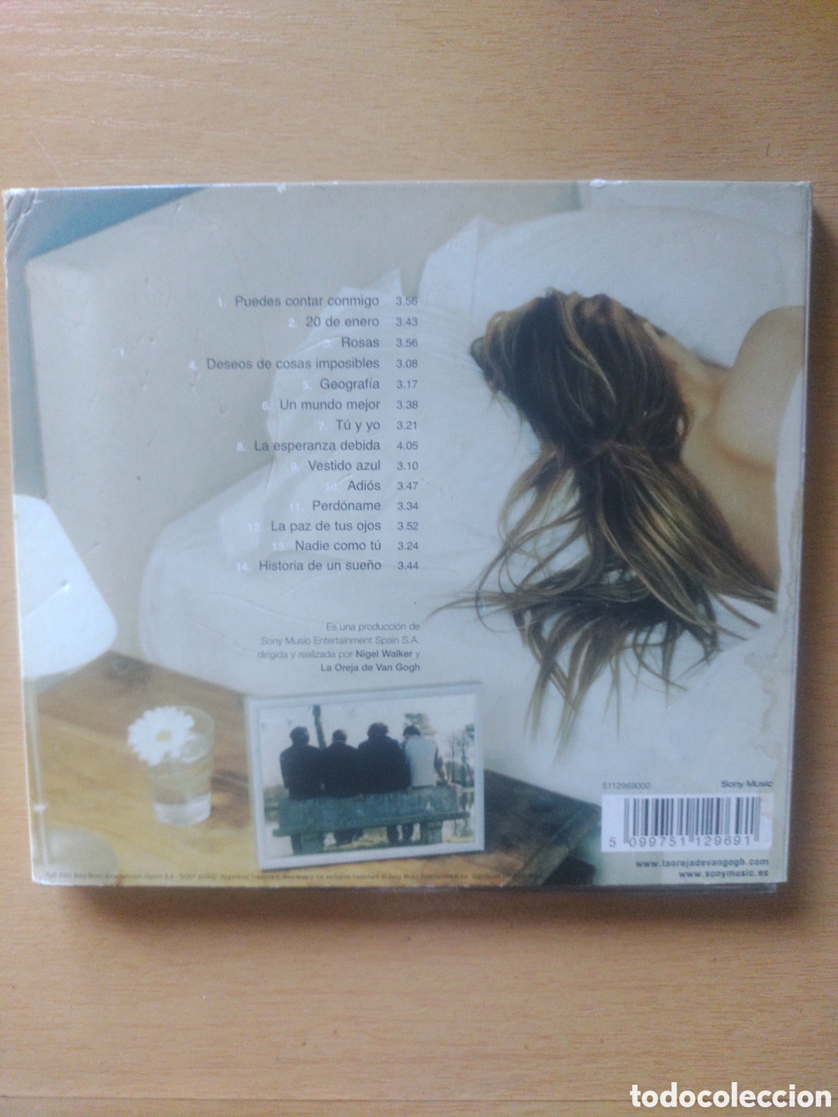 M&uacute;sica de colecci&oacute;n: Caja CD Vac&iacute;a La Oreja De Van Gogh con libro - Foto 2