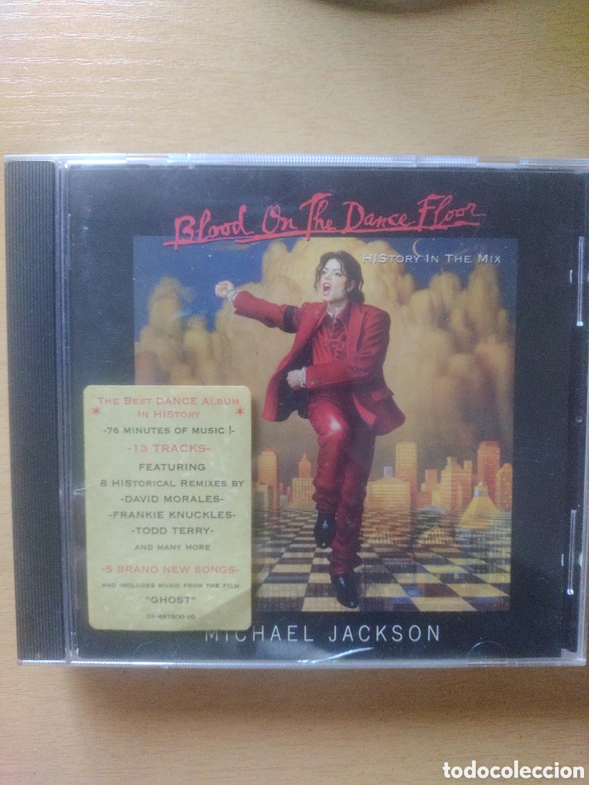 M&uacute;sica de colecci&oacute;n: Caja CD Vac&iacute;a Michael Jackson -Blood On The Dance Floor