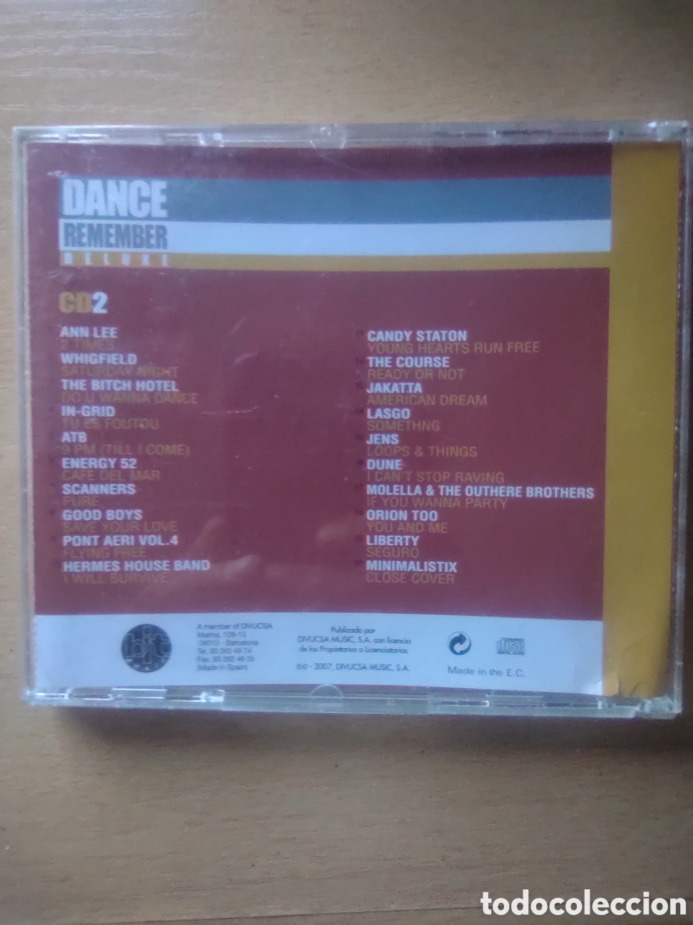 M&uacute;sica de colecci&oacute;n: Caja CD Vac&iacute;a Dance Remember Deluxe CD 2 - Foto 2