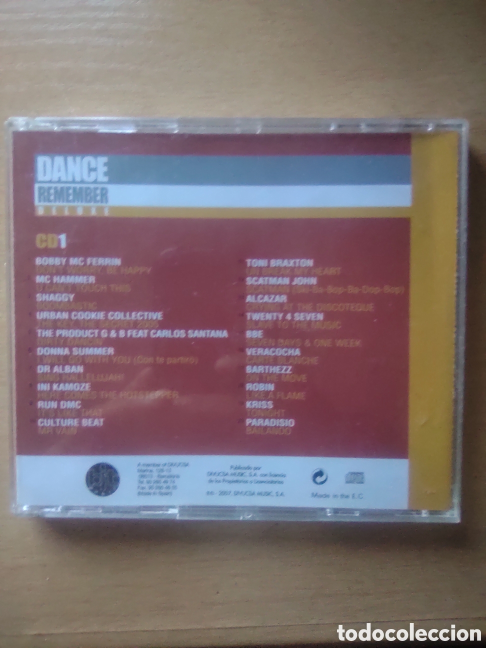 M&uacute;sica de colecci&oacute;n: Caja CD Vac&iacute;a Dance Remember Deluxe CD 1 - Foto 2