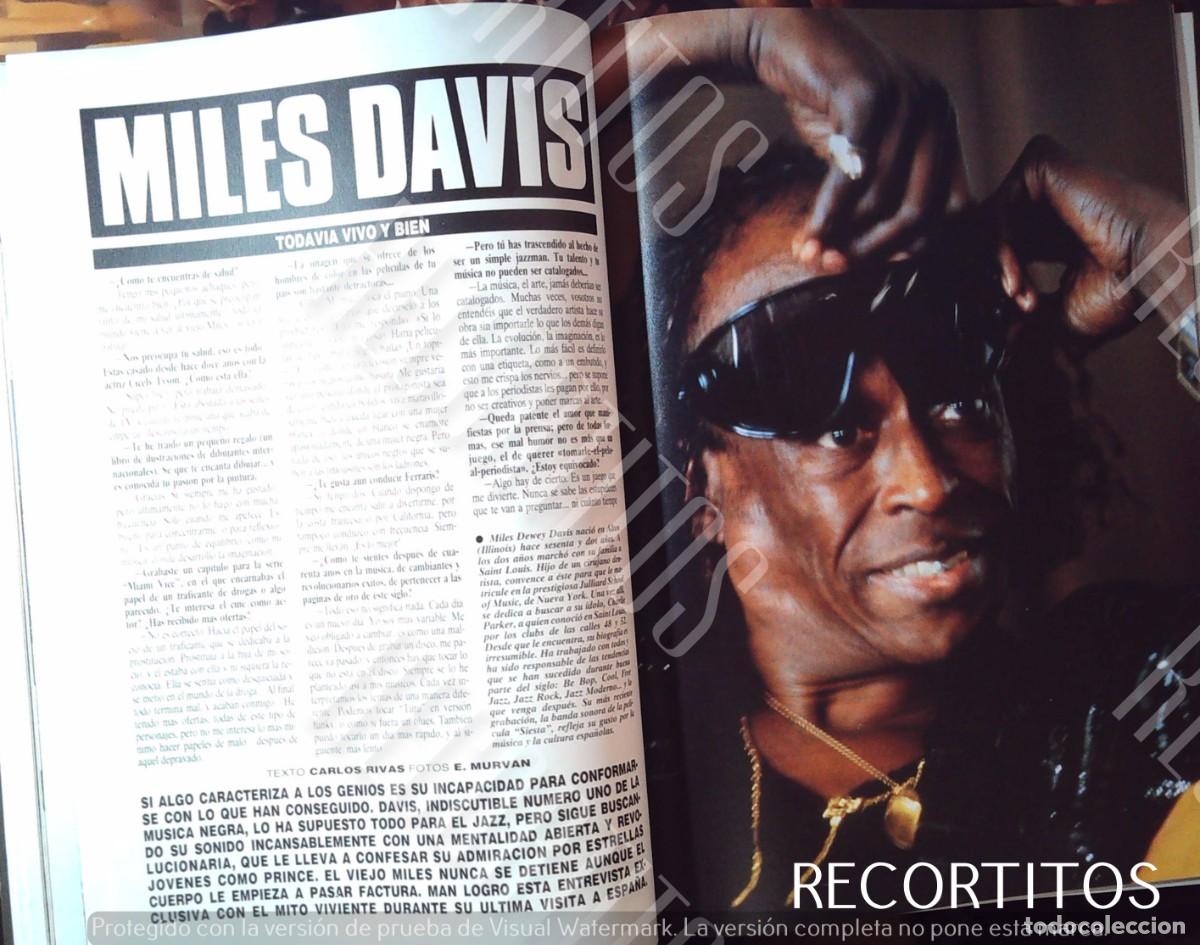 M&uacute;sica de colecci&oacute;n: miles davis entrevista 1989