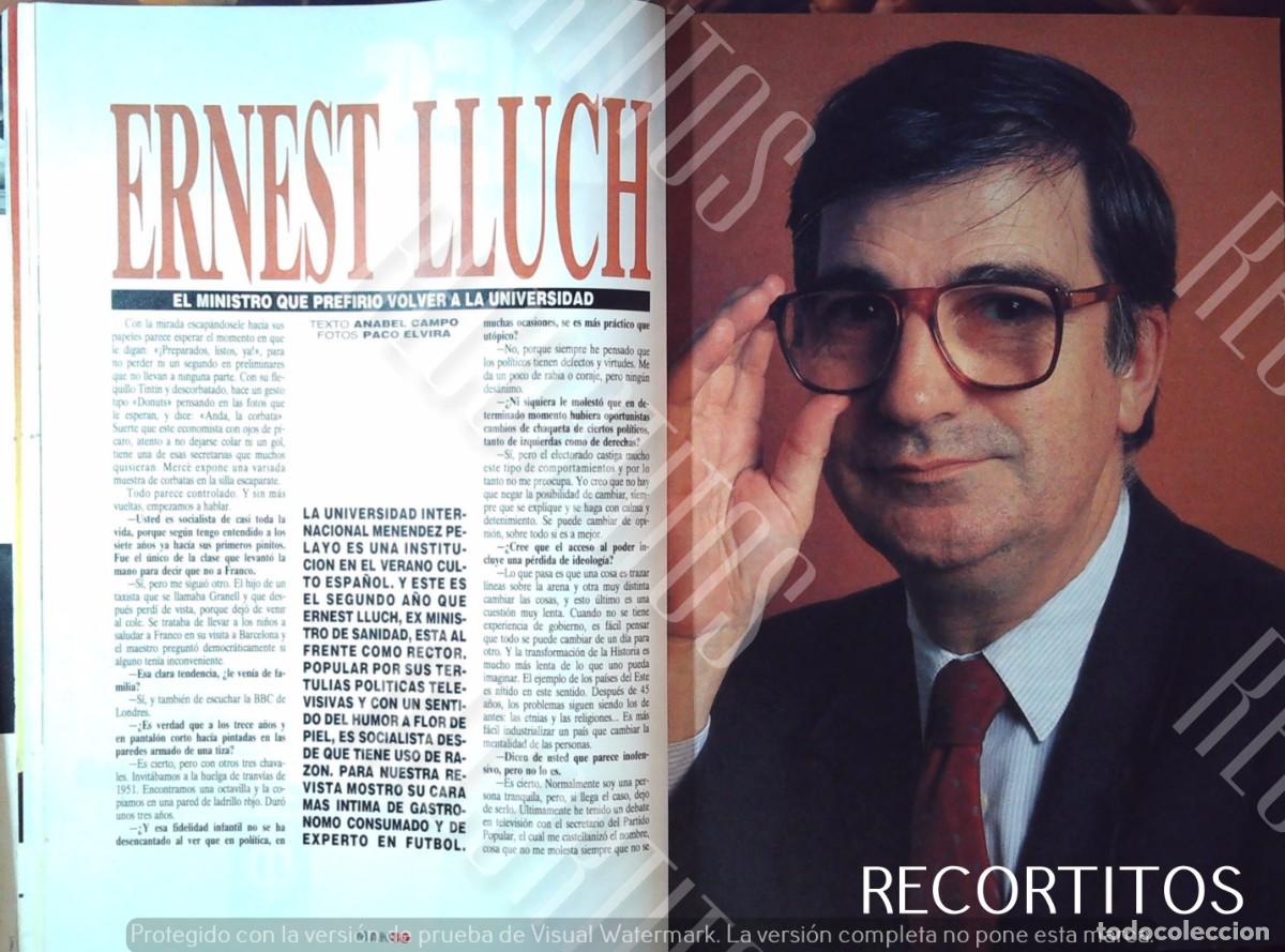M&uacute;sica de colecci&oacute;n: ERNEST LLUCH MINISTRO entrevista 1993