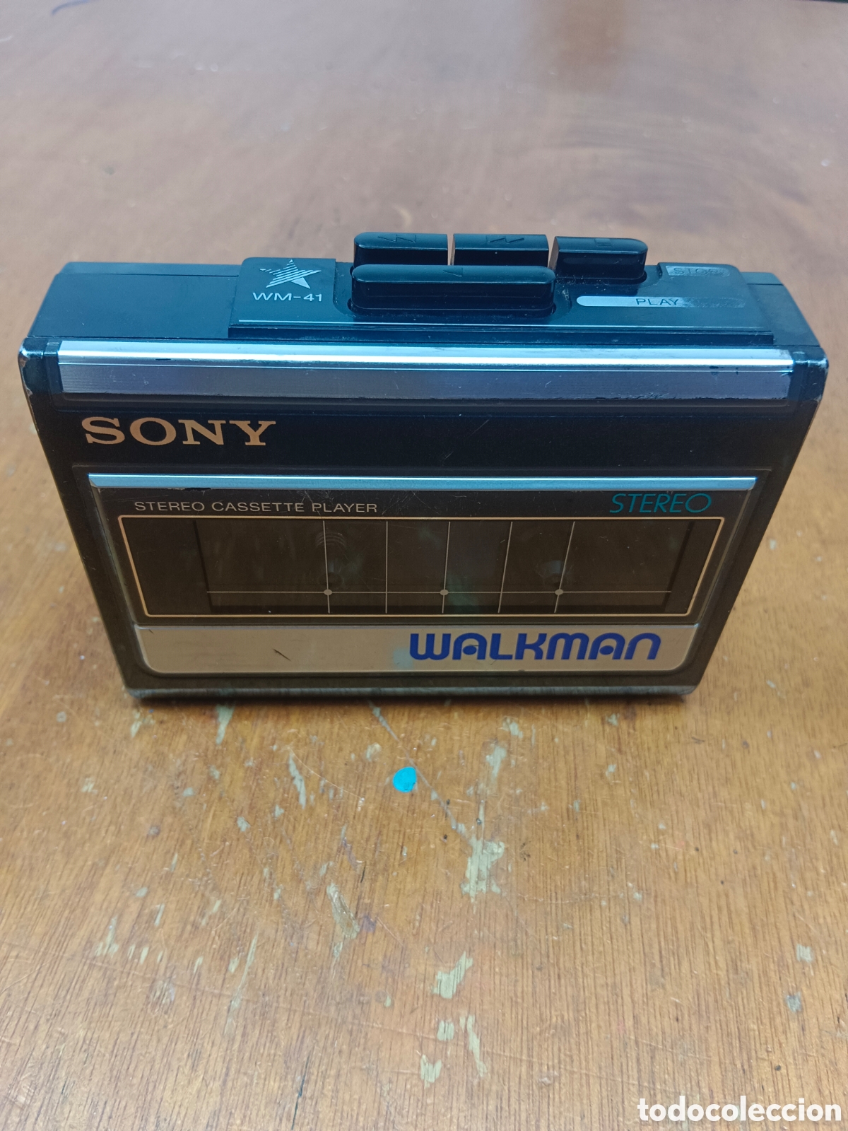 M&uacute;sica de colecci&oacute;n: Sony Walkman SW-41, funciona, gomas cambiadas, peque&ntilde;a falta