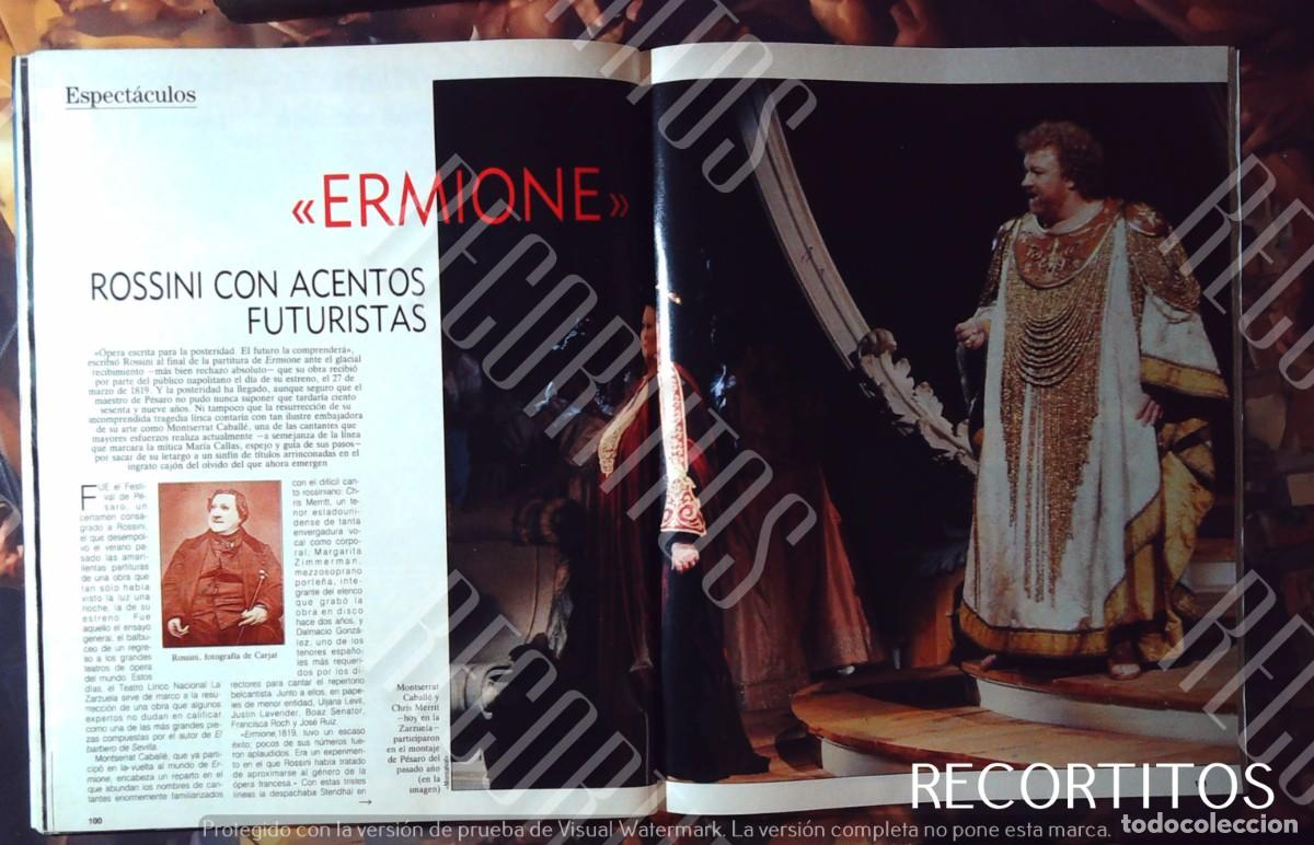 M&uacute;sica de colecci&oacute;n: montserrat caballe ermione rossini