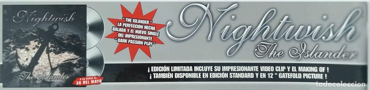 Musique de collection: NIGHTWISH - THE ISLANDER NUEVO DISCO ADVERT RECORTE REVISTA