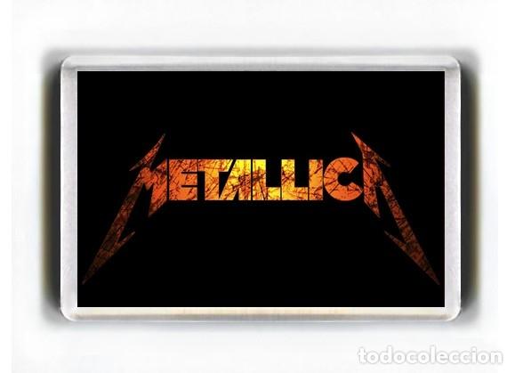 M&uacute;sica de colecci&oacute;n: IMAN ACRILICO NEVERA - MUSICA - METALLICA