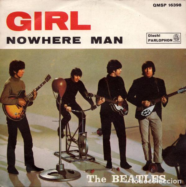 M&uacute;sica de colecci&oacute;n: Vinile, 7, 45 RPM, Single-The Beatles &ndash; Girl / Nowhere Man-Italy-Rock-1966-VG/VG - Parlophon