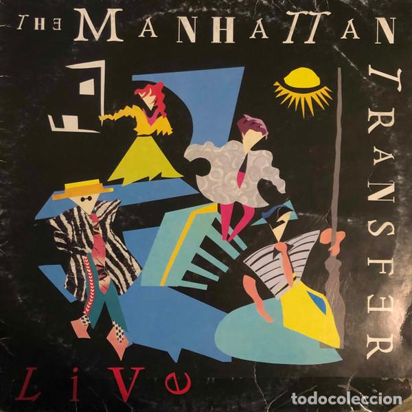 M&uacute;sica de colecci&oacute;n: Vinile, LP, Album, Stereo-The Manhattan Transfer &ndash; Live-Italy-Jazz-1987-Jazz, Rock - Atlantic