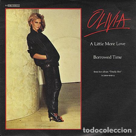 M&uacute;sica de colecci&oacute;n: Vinile, 7, 45 RPM, Single-Olivia Newton-John &ndash; A Little More Love / Borrowed Time-Italy-Pop-1978-VG/