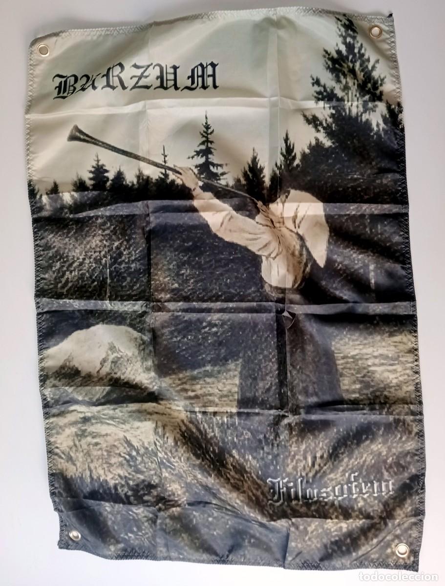 M&uacute;sica de colecci&oacute;n: BURZUM - FILOSOFEM (VARG VIKERNES) BANDERA DE TELA