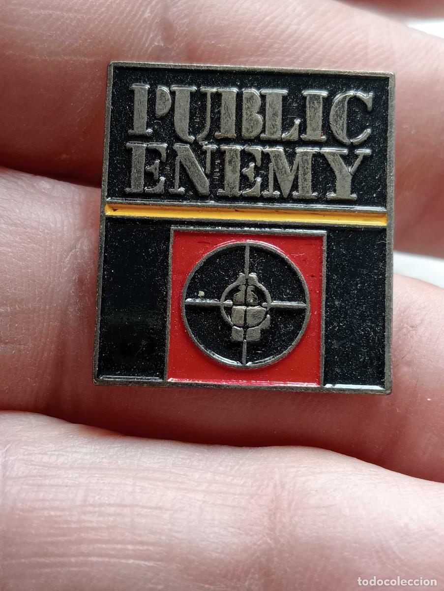 M&uacute;sica de colecci&oacute;n: PINS GRUPO M&Uacute;SICA ENEMY PUBLIC CONJUNTO ROCK, POP , HEAVY INSIGNIA PINES