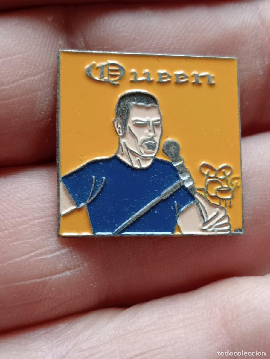 M&uacute;sica de colecci&oacute;n: PINS GRUPO M&Uacute;SICA QUEEN FREDDY MERCURY CONJUNTO ROCK, POP , HEAVY INSIGNIA PINES