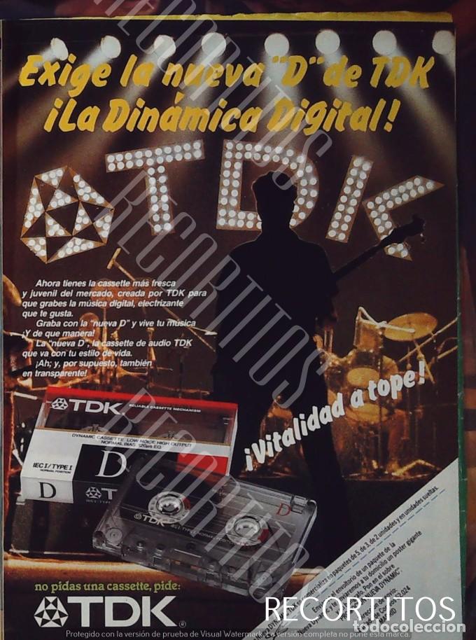 M&uacute;sica de cole&ccedil;&atilde;o: TDK D60 CASET CASETTE eros ramazotti dynamic