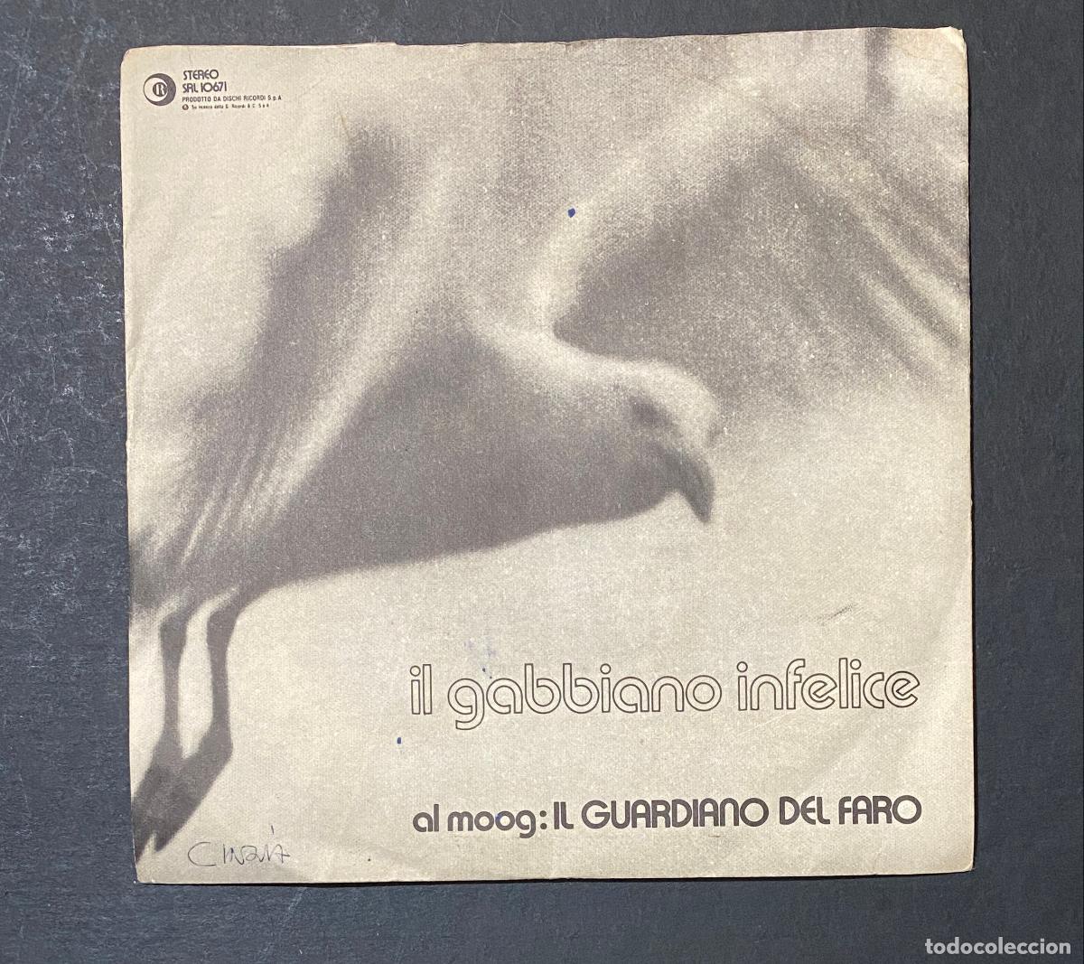 M&uacute;sica de colecci&oacute;n: Il Guardiano Del Faro Il Gabbiano Infelice 7 45 Giri 1972 Ricordi Moog GD - Dischi Ricordi