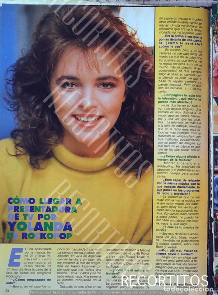 M&uacute;sica de colecci&oacute;n: yolanda la presentadora de rockopop