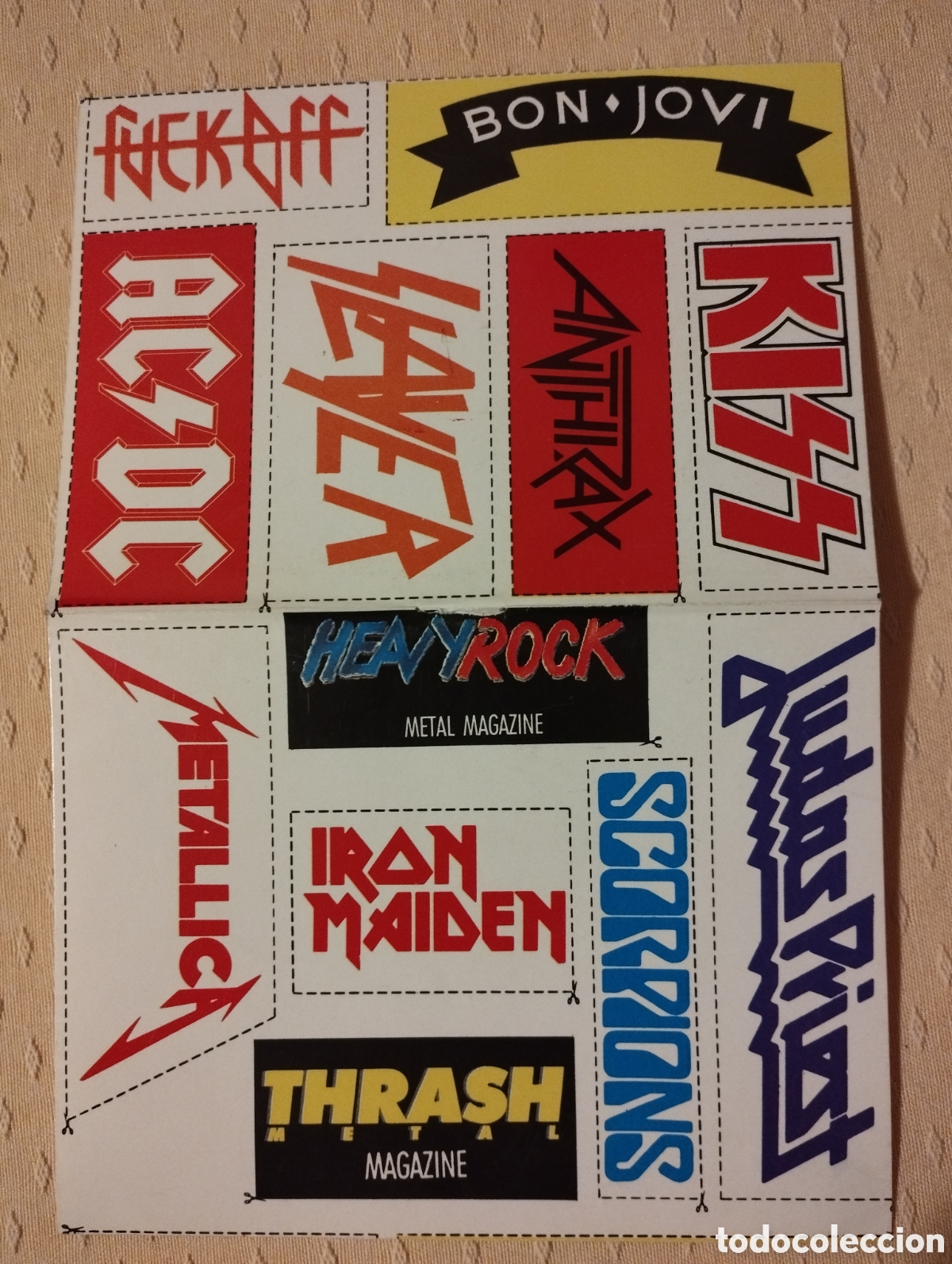 M&uacute;sica de colecci&oacute;n: Pegatinas heavy - revista Heavy Rock
