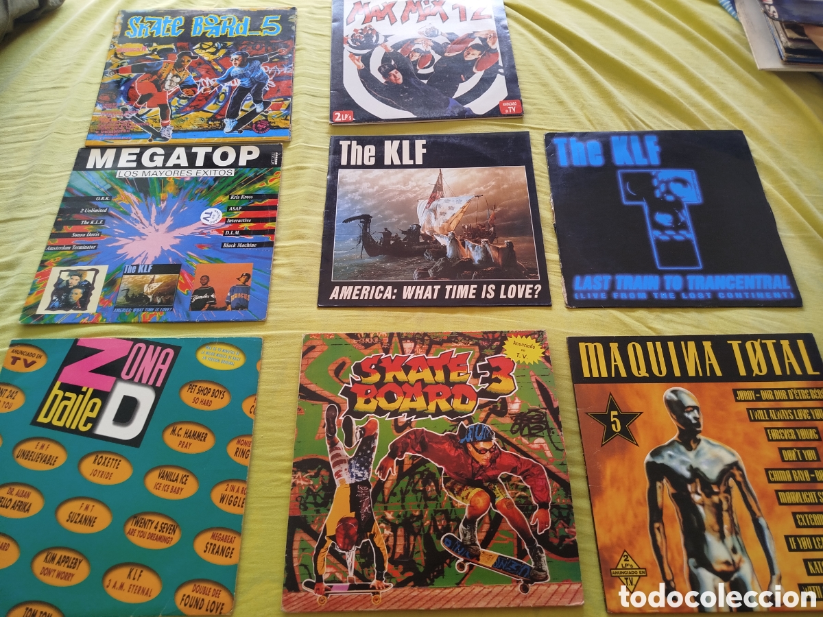M&uacute;sica de colecci&oacute;n: Lote 8 Vinilos Dance 90s Chollo
