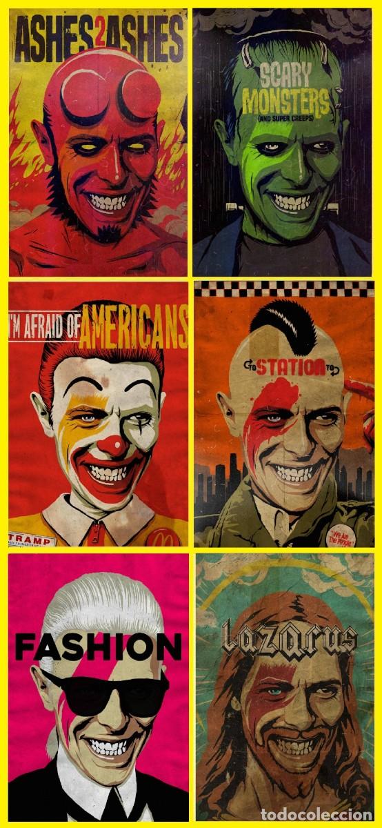 M&uacute;sica de colecci&oacute;n: DAVID BOWIE Posters - LIMT OFFER - LIMT OFFER 6 POSTERS VINTAGE !! cartel 30x40 !!