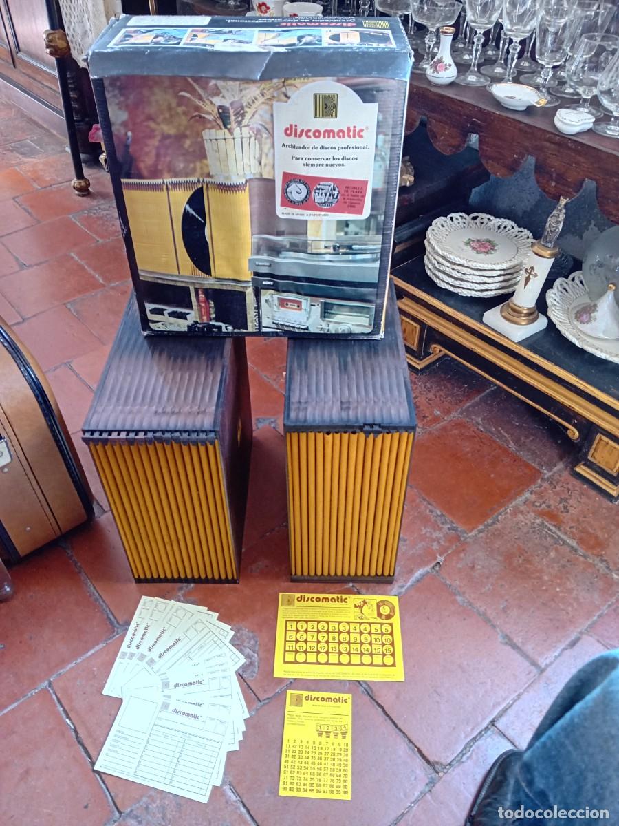 M&uacute;sica de colecci&oacute;n: Discomatic, archivador de discos profesional a&ntilde;o 1980