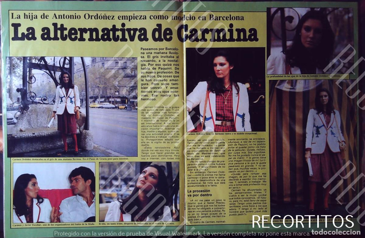M&uacute;sica de colecci&oacute;n: carmina ordo&ntilde;ez modelo en barcelona