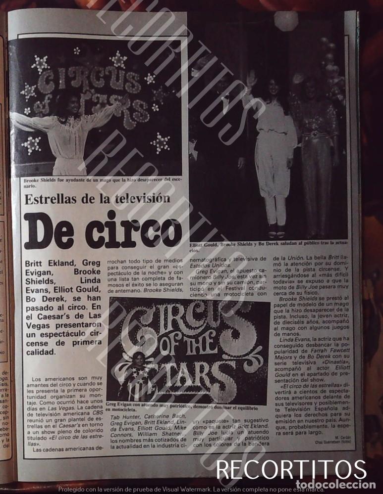 M&uacute;sica de colecci&oacute;n: el circo de las estrellas brooke shields bo derek elliot gould greg evigan
