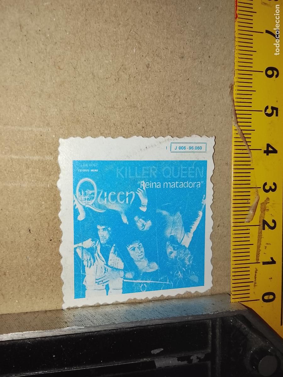 M&uacute;sica de colecci&oacute;n: musica - CROMOS o similar DE PAPEL ANTIGUO troquelado CANTANTES - QUEEN