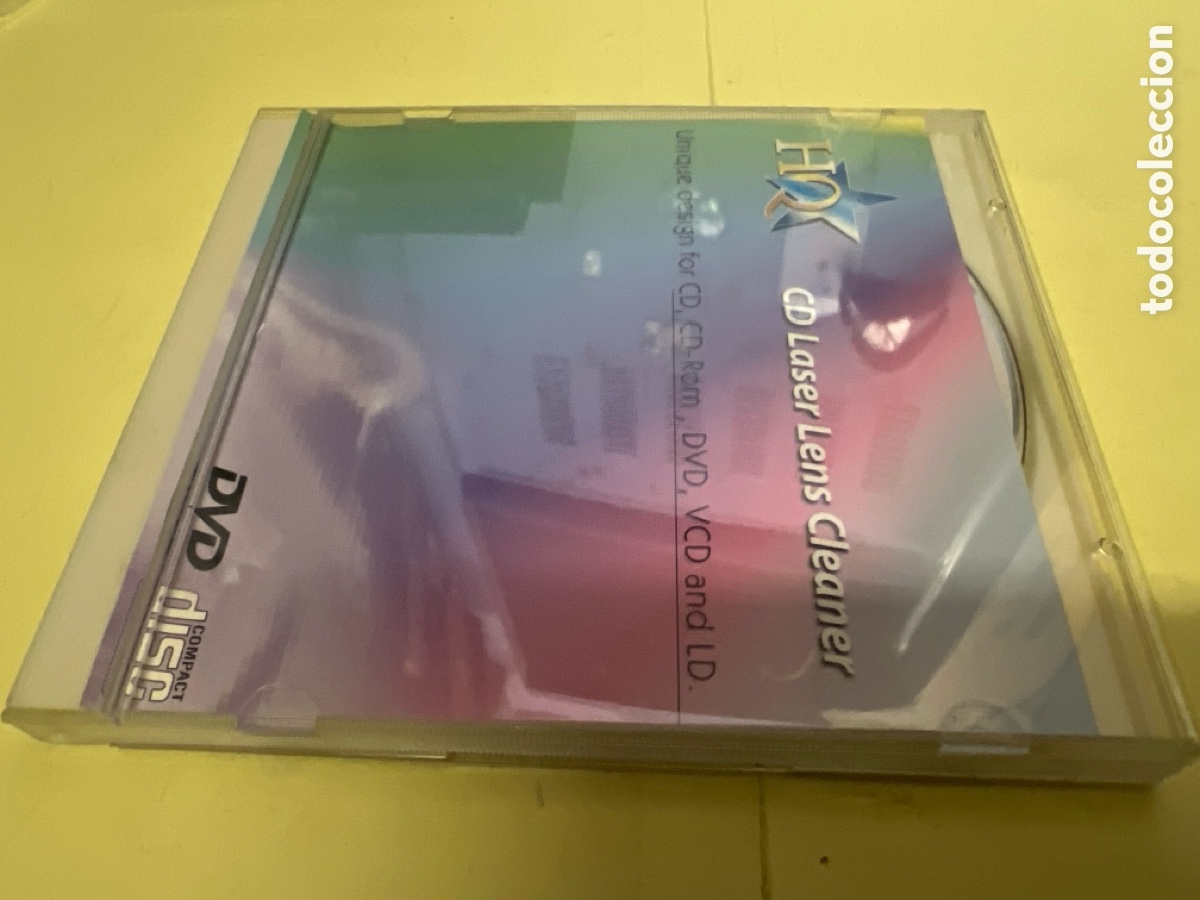 M&uacute;sica de colecci&oacute;n: T1/D3/109. CD ROM LASER LENS CLEANER