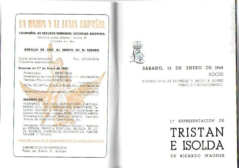 M&uacute;sica de colecci&oacute;n: Lote de 272 Programas de mano del Gran Teatro del Liceo de Barcelona.