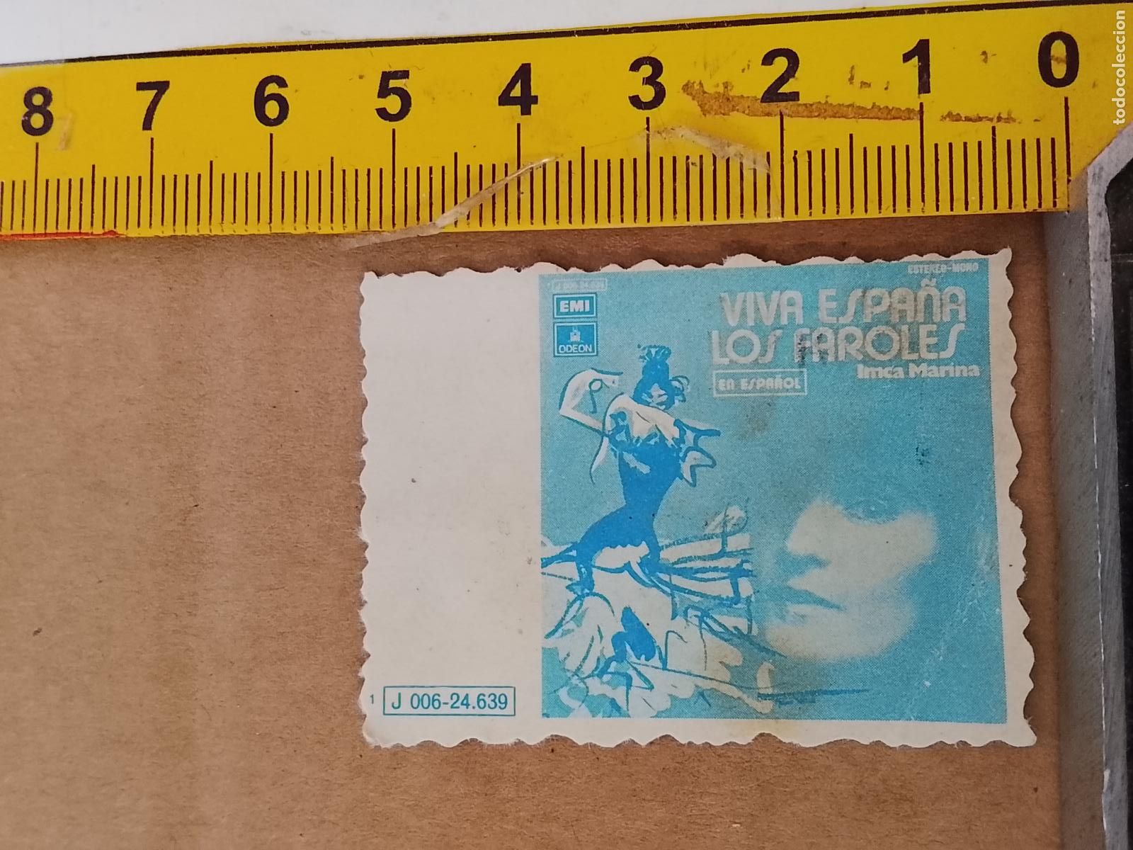 M&uacute;sica de colecci&oacute;n: musica - CROMO o similar cartonfino o papel grueso troquelado CANTANTES - viva espa&ntilde;a los faroles