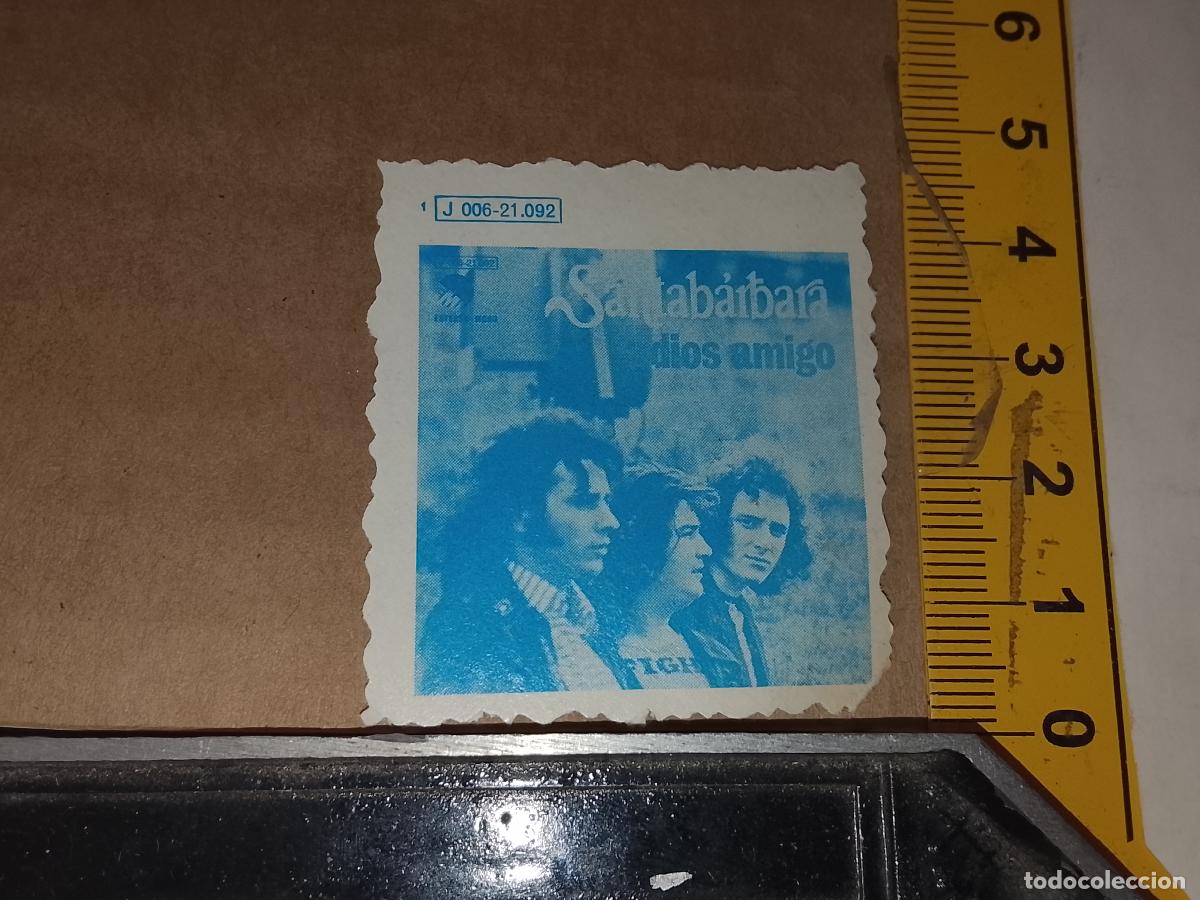 M&uacute;sica de colecci&oacute;n: troquel - CROMO o similar papel grueso troquelado grupo musical CANTANTES SANTABARBARA
