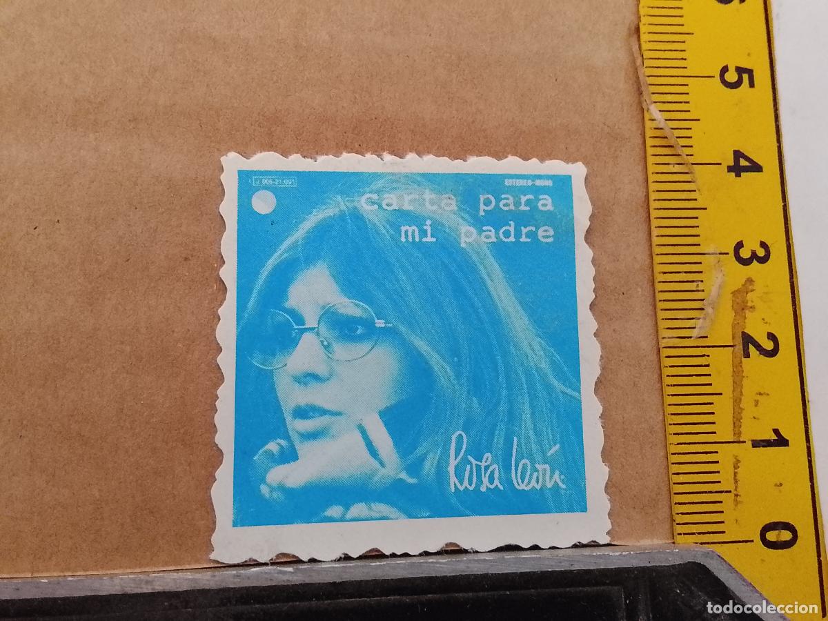 M&uacute;sica de colecci&oacute;n: troquel - CROMO o similar papel grueso troquelado grupo musical CANTANTE - ROSA LEON