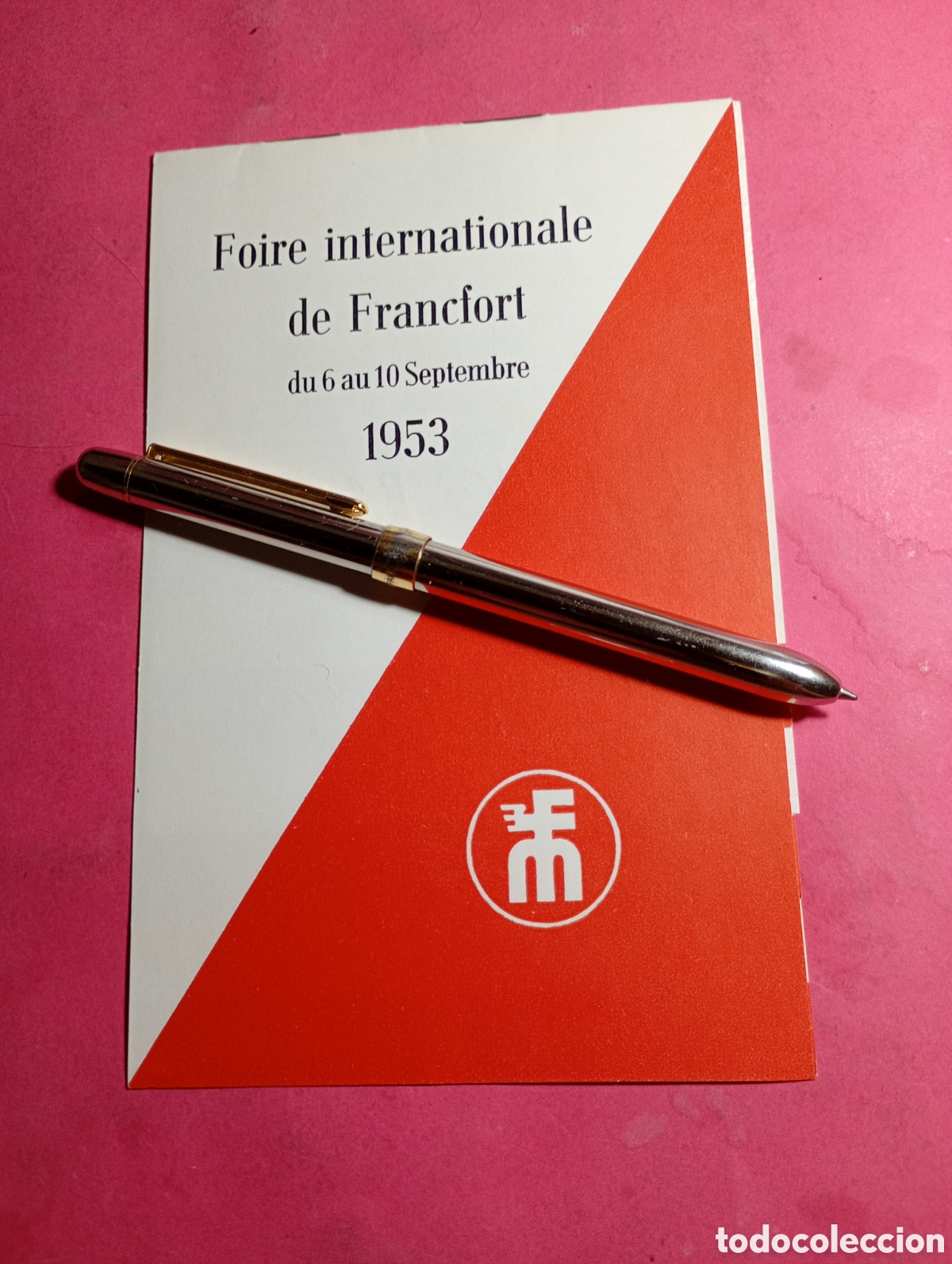 M&uacute;sica de colecci&oacute;n: francfort precioso y delicado folleto en franc&eacute;s feria internacional de francfort 6-10/9 de 1953