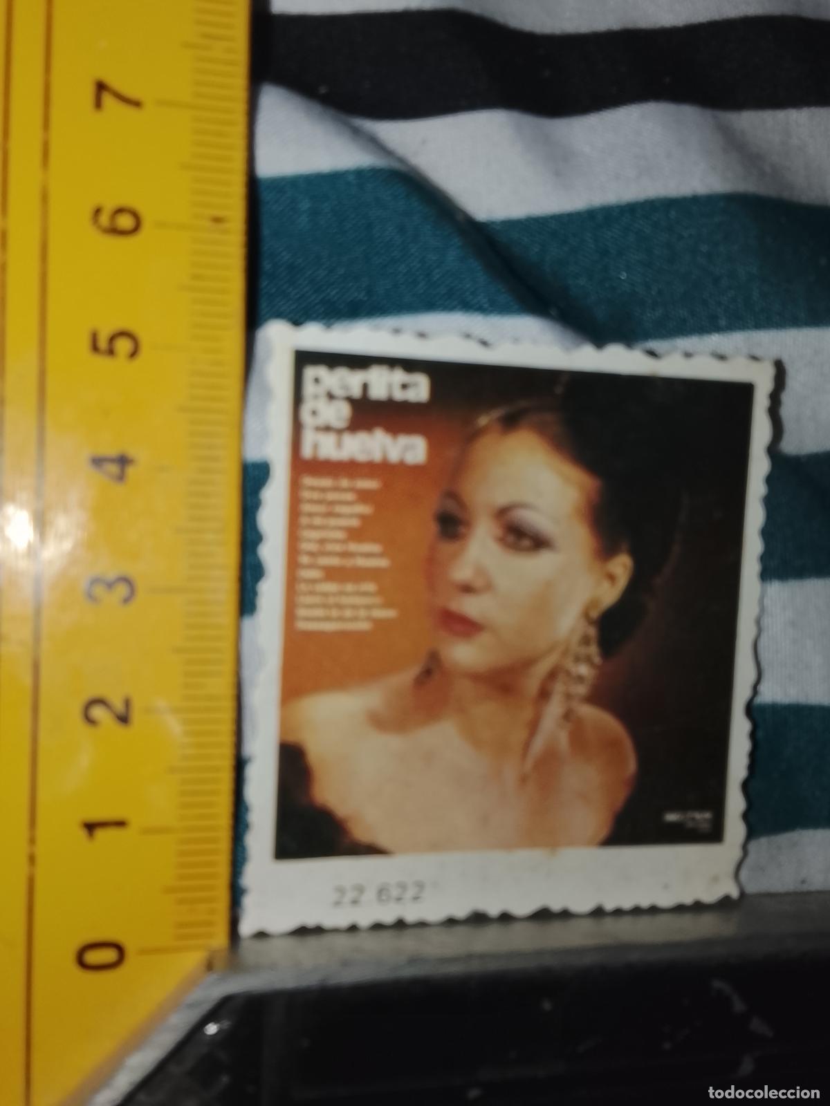 M&uacute;sica de colecci&oacute;n: musica - CROMO o similar carton troquelado CANTANTES - PERLITA DE HUELVA
