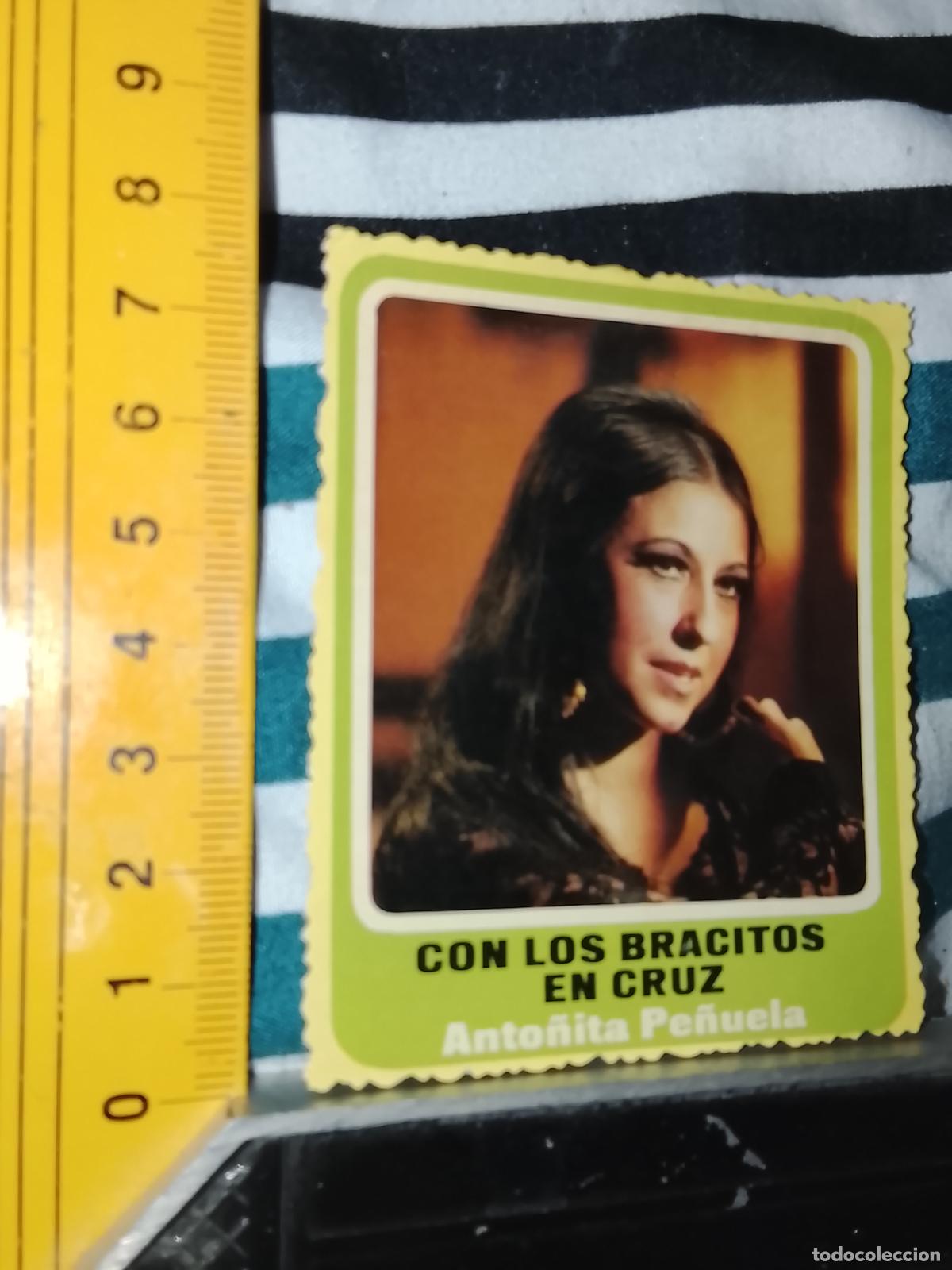 M&uacute;sica de colecci&oacute;n: TROQUEL MUSICAL carton troquelado SIMILAR A UN CROMO - CANTANTES - ANTO&Ntilde;ITA PE&Ntilde;UELA