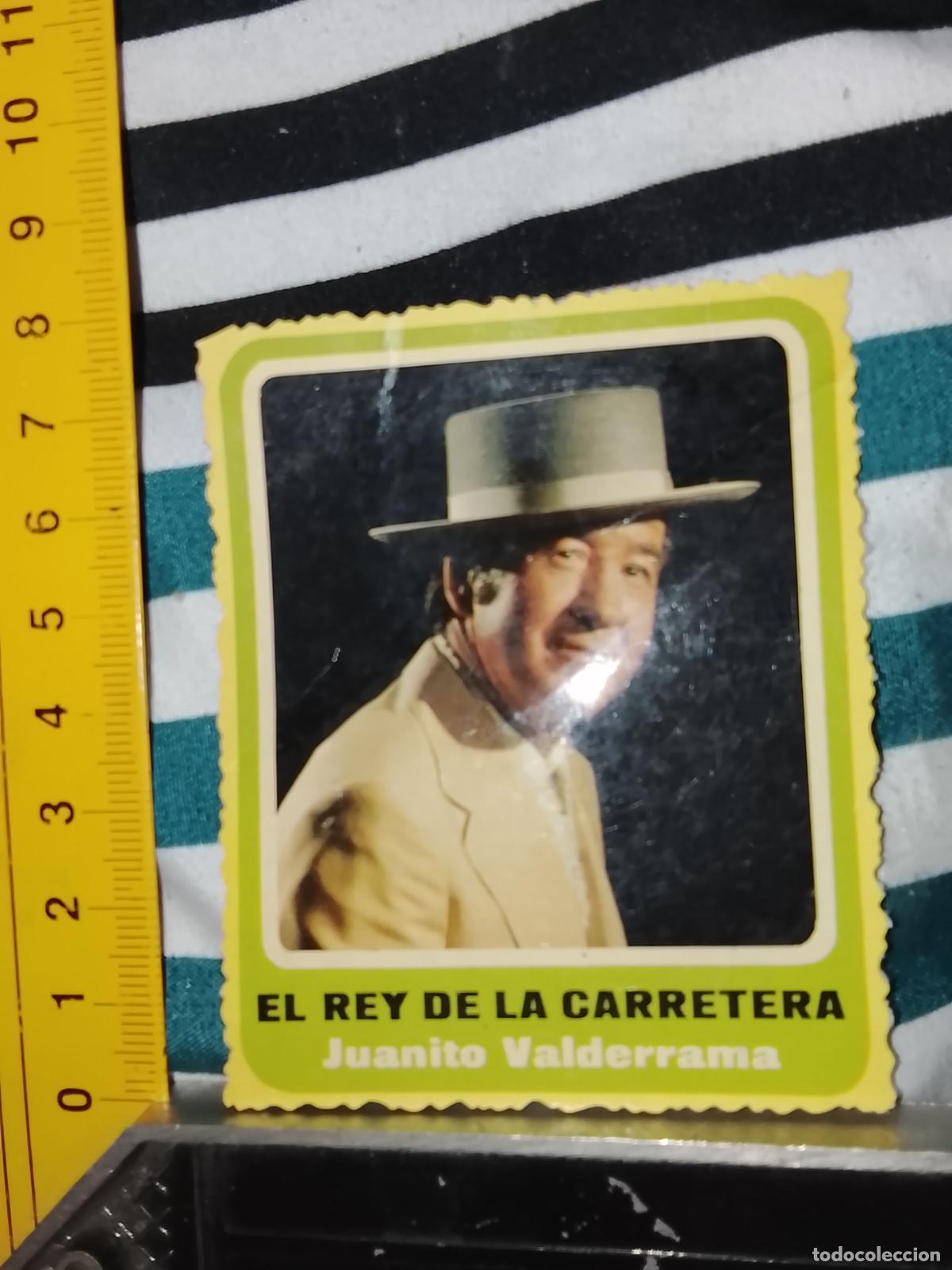 M&uacute;sica de colecci&oacute;n: TROQUEL MUSICAL carton troquelado SIMILAR A UN CROMO - CANTANTES - JUANITO VALDERRAMA
