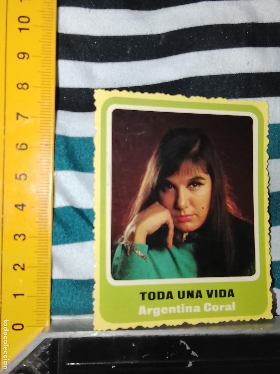 M&uacute;sica de colecci&oacute;n: TROQUEL MUSICAL carton troquelado SIMILAR A UN CROMO - CANTANTES - ARGENTINA CORAL