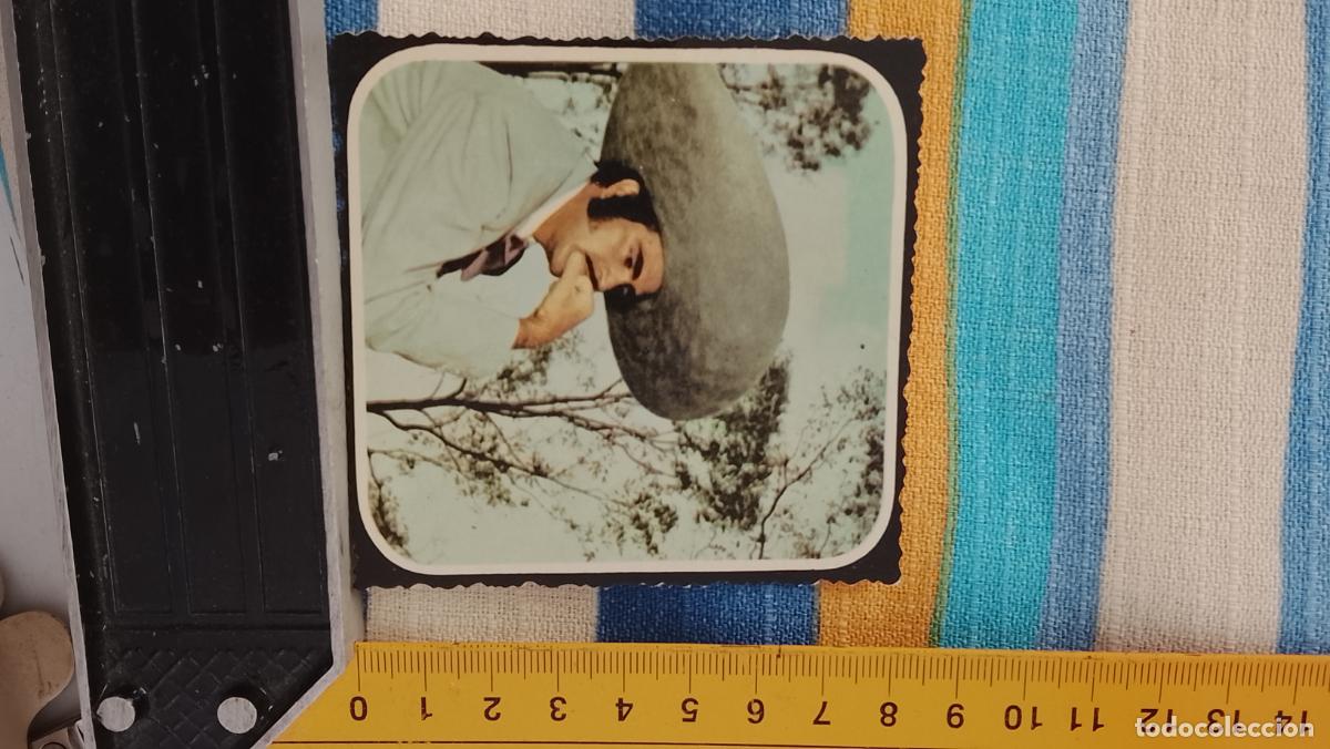 M&uacute;sica de colecci&oacute;n: musica - CROMO o similar DE CARTON ANTIGUO troquelado CANTANTES collage alejandro fernandez