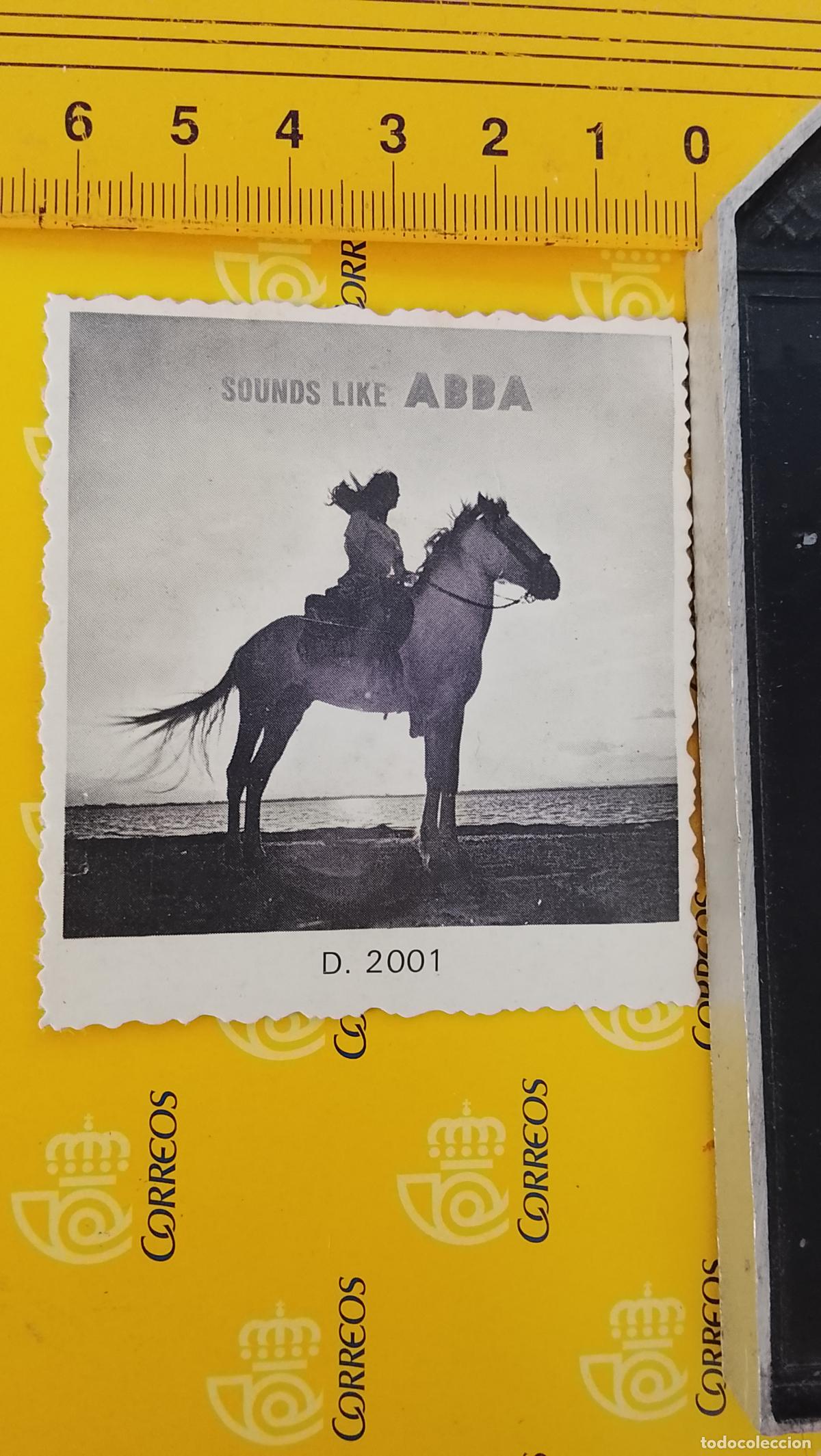 M&uacute;sica de colecci&oacute;n: musica - CROMO o similar carton troquelado CANTANTES - ABBA