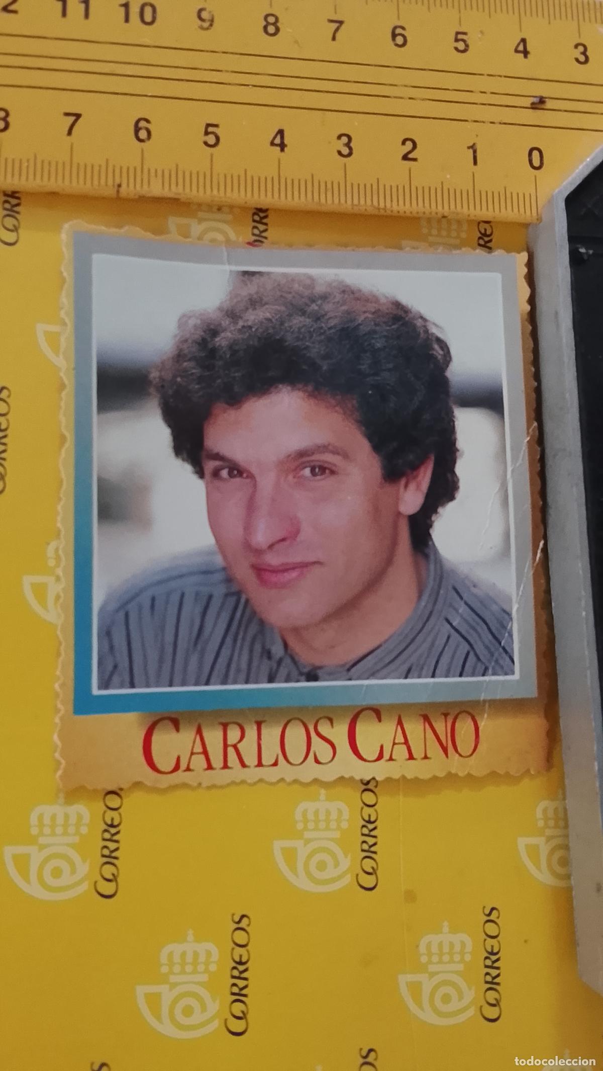 M&uacute;sica de colecci&oacute;n: musica - CROMO o similar carton troquelado CANTANTES - CARLOS CANO