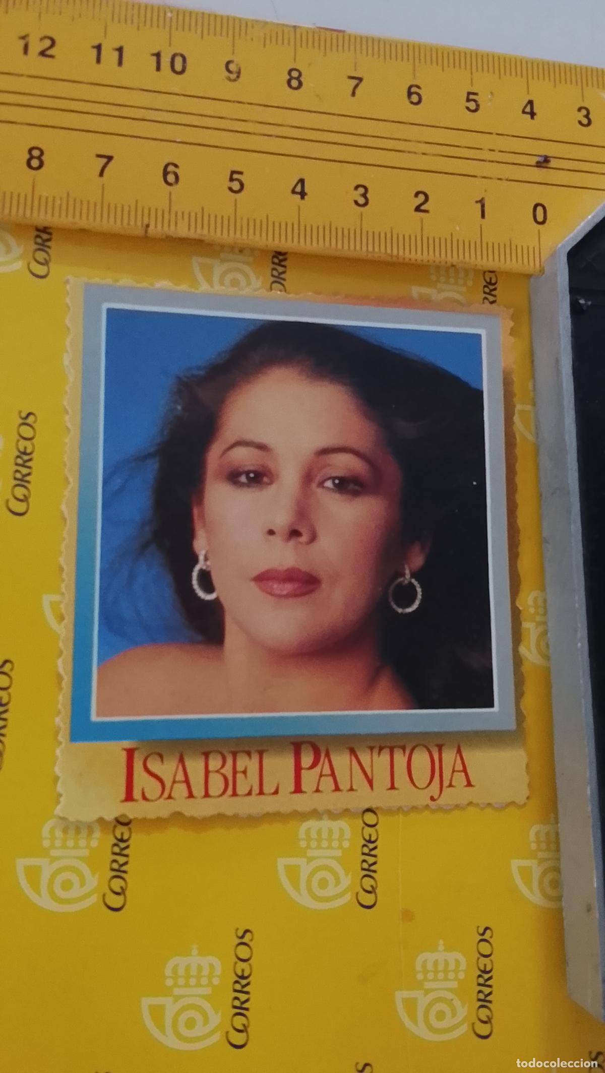 M&uacute;sica de colecci&oacute;n: musica - CROMO o similar carton troquelado CANTANTES - ISABEL PANTOJA