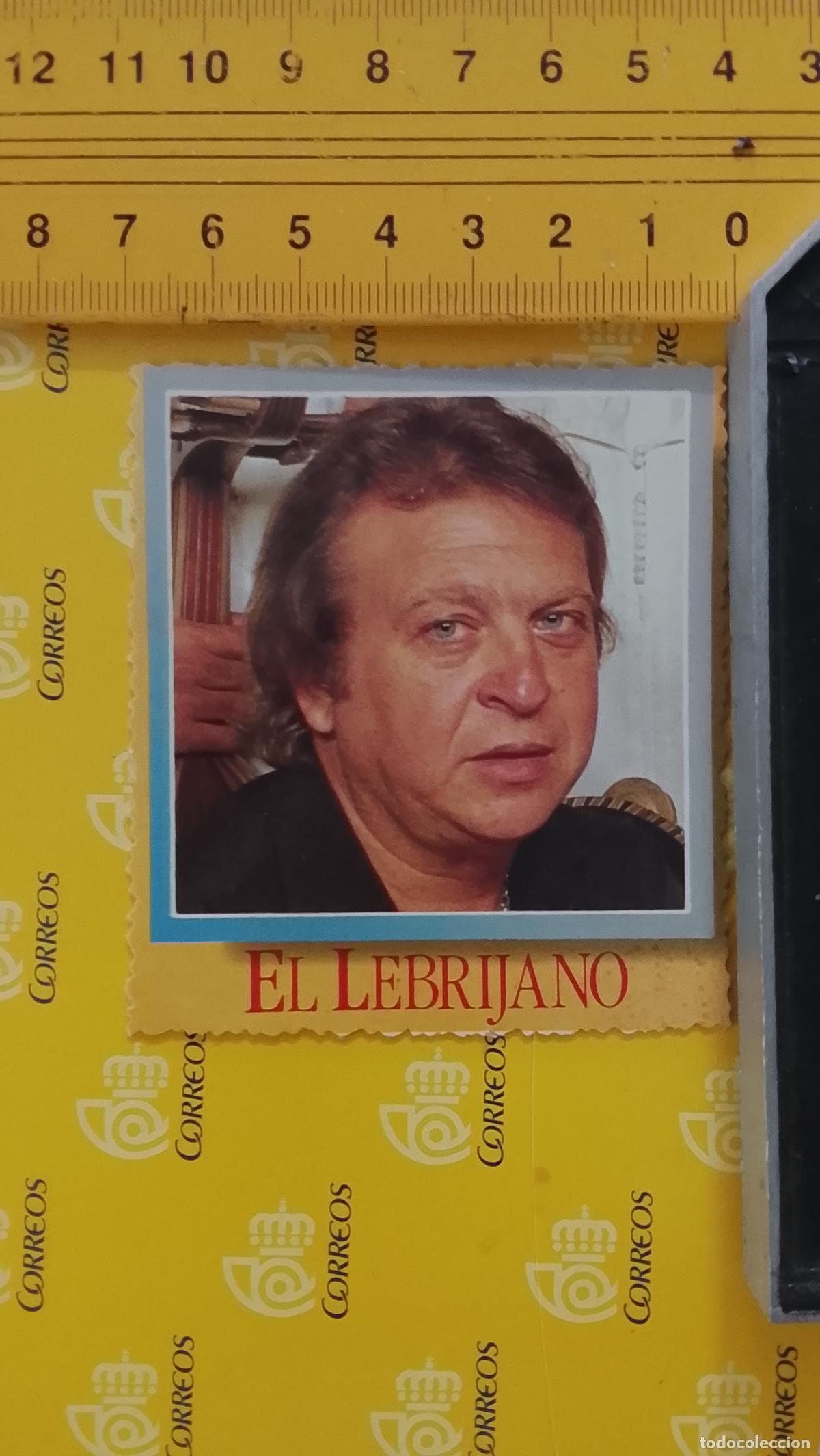 M&uacute;sica de colecci&oacute;n: musica - CROMO o similar carton troquelado CANTANTES - EL LEBRIJANO