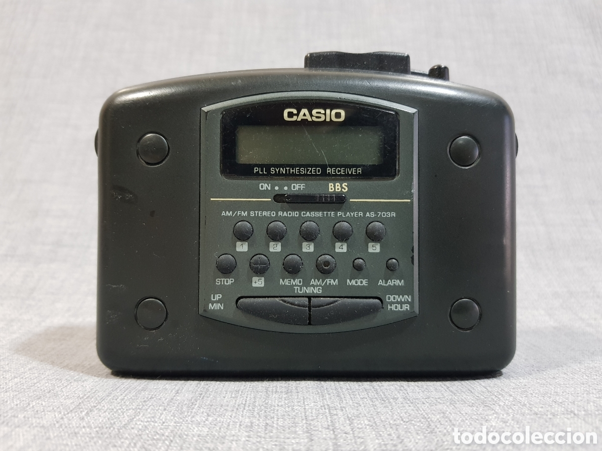 M&uacute;sica de colecci&oacute;n: WALKMAN CASIO AS-703R AM/FM CON RADIO