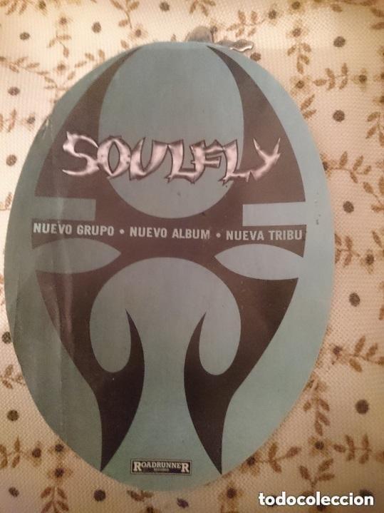 M&uacute;sica de colecci&oacute;n: PEGATINA SIN USAR DE SOULFLY - GRUPO HEAVY