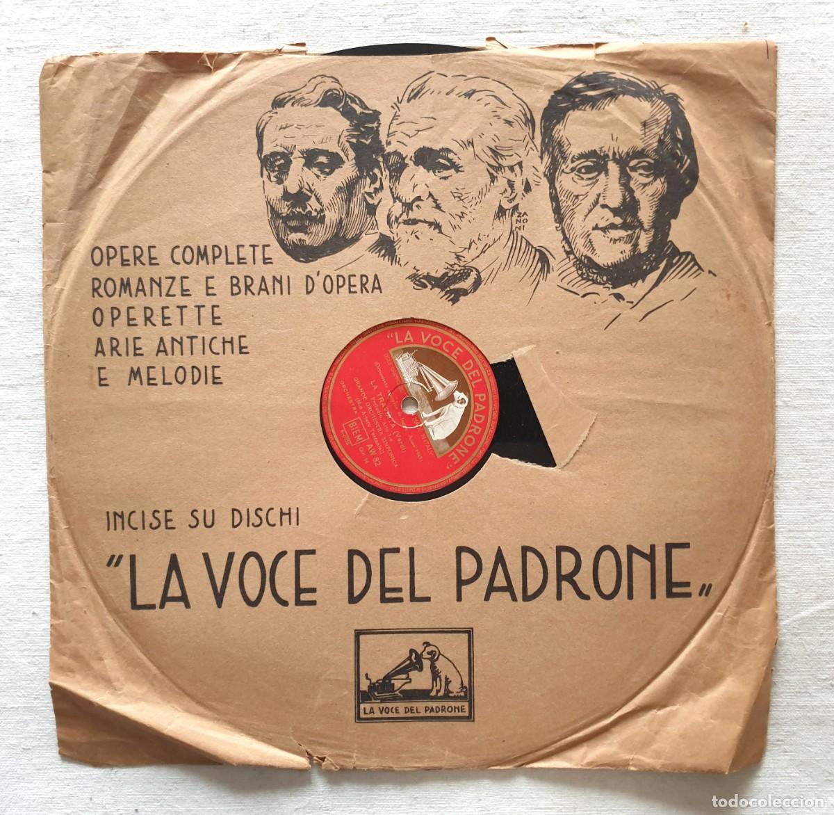 M&uacute;sica de colecci&oacute;n: La Traviata (Verdi) - Preludio - La voz de su amo (1943) - Disco de 12&rdquo;, 78 rpm
